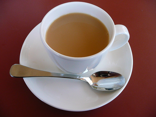 Drinking milk tea for diabetes